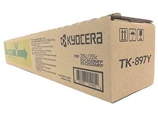 Kyocera TK-899Y Original Toner Cartridge - Yellow - Laser - 6000 Pages (tk899y) picture