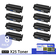 8PK X25 Black Toner Cartridge for Canon X-25 imageCLASSMF3110 MF3111 MF5500 picture