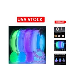 Glow in The Dark PLA Filament - Perfect for Stunning 3D Prints, 4 Colors picture