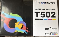 Officenter 502/T502 Ink Refill Bottles For Ecotank Printers 140/140 ML picture