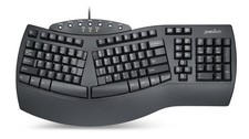 Perixx PERIBOARD-512B Wired Ergonomic Split Keyboard with Wrist Rest USB Black picture