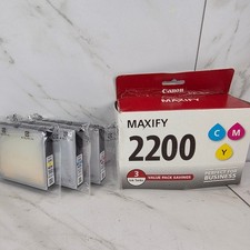 Canon MAXIFY 2200 Ink Cartridge Cyan Magenta Yellow MB5320 MB5020 iB4020 picture