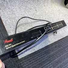 24-Port Ethernet Switch Rosewill RC-GS1024 100-240v and Power Adapter picture