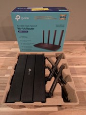 TP-Link Archer AX1300 Dual Band Wi-Fi 6 Wireless Gigabit Router WPA3 Open Box  picture