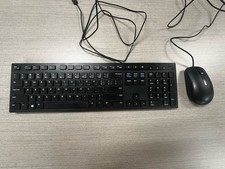 Dell KB216 Wired Keyboard Black + Dell MS116 Wired Optical Mouse COMBO OEM picture