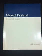 VINTAGE 1989 MICROSOFT PAINTBRUSH USER'S GUIDE picture