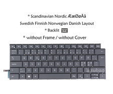 Nordic Keyboard for DELL Inspiron 14 Plus 7440 7441 , 16 Plus 7640 H32YH Backlit picture
