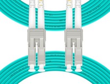 Fibergaga®LC to LC OM3 Fiber Patch Cable Multimode Duplex, 0.5m(1.6ft) | Mult... picture