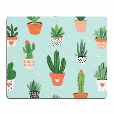 Succulents Cactus Mouse Pad Mousepad Mat - Rectangular - 9.5