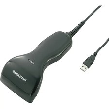 Manhattan 401517 Barcode Scanner USB Kit Black Portable USB Scanner picture