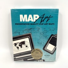 Vintage Macintosh Micro Maps Software MAP Art Clip Art Maps for MacDraw MacDraft picture