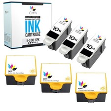 6-Pack CMYi Compatible Ink Cartridges 10B and 10C for Kodak Hero 6.1, 7.1, 9.1 picture