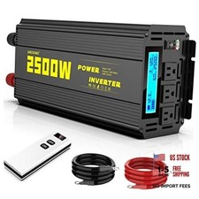 2500 Watt Modified Sine Wave Power Inverter, 12V 12V 2500W Modified Sine Wave picture
