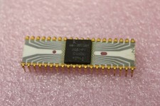 Vintage AMI Gold/Grey Trace CPU Chip Processor (A) picture