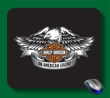 Harley Davidson Motorcycle Computer Mouse Pad Gift    ha04 picture