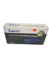 Zonet Cable/DSL Broadband Router 4- Port Switch – ZSR0104CP BRAND NEW IN BOX picture