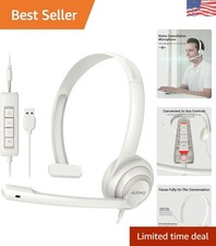 HW02 USB Headset with Noise Cancelling Mic for Clear Conversations & Music picture