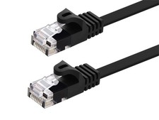 Monoprice Cat5e Flat Ethernet Patch Cable Snagless, RJ45, Stranded, 350MHz 50ft picture
