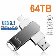 USB 3.2 Dual Type-C & USB Flash Drive Metal High Speed Memory Stick 1TB 2TB picture