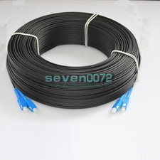 1PC 300M Outdoor SC-SC Duplex FTTH Drop Patch Cord G657 Fiber Optic Cable Jumper picture