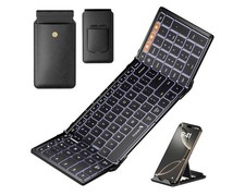 ProtoArc XK01 Plus Foldable Backlit Full-Size Wireless Keyboard - Open Box picture