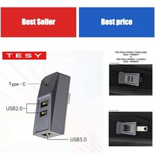 TESY Glovebox USB Hub for Tesla Model Y Model 3 Highland 4-in-1 USB-C Splitter picture