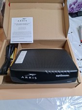 🤩 ARRIS TM822 e DOCSIS 3.0 8x4 Ultra-High Speed Modem - Black + Battery picture
