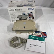 RARE, Antique IBM ADF Color Scanner SC-629- In Original Box picture