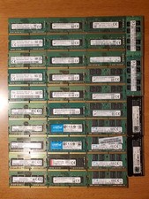 LOT OF 34 DDR4 SODIMM 8GB Memory Modules Major Brands Mixed Speeds (Description) picture