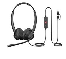Cyber Acoustics Professional USB Headset with AI Noise Cancelation (AC-404) picture