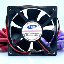 1PCS CD8025HB DC24V 0.25A 8CM Dual Ball Cooling Fan picture
