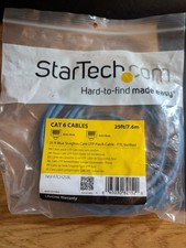 Startech 25' Cat 6 Snagless RJ-45 Male/Male Patch Cables1 N6PATCH25BL picture