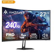 High-Performance 27-Inch Curved Gaming Monitor - FreeSync, HDR10, Built-in Audio picture