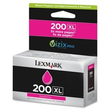 Brand New Genuine Lexmark 200XL Magenta Ink Cartridge for All-in-One Pro 5500 picture