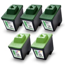 5x Eco Ink 3+2 Replaces Lexmark NO16 NO17 NO26 NO27 16+17 26+27 picture