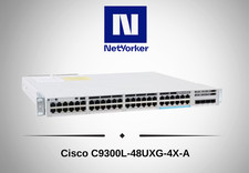 Cisco Catalyst 9300L C9300L-48UXG-4X-A  48 Port 12mGig UPOE 4x10Gb Uplink Switch picture