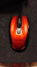 Gear Head MP2225RED Wireless Optical Mouse 2.4GHz Red Black DPI Button No Dongle picture