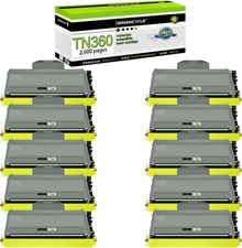 GREENCYCLE TN360 Toner Cartridge Lot Fit For Brother TN330 HL-2140 HL-2150N 2170 picture