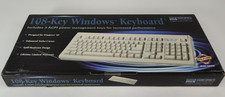 Micro Innovations 108-Key Windows Model KB400i Keyboard Unopened picture