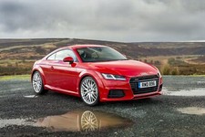Cars 2015 audi tt coupe s line tfsi quattro uk spec 8 Desk Mat Stitched picture