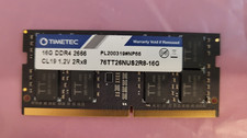 TimeTec 16GB PC4-2666 PC4-21300 DDR4 2666MHz 1.2V  CL19 2Rx8 Laptop RAM Memory picture