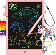 FLUESTON LCD Writing Tablet for Kids, 10 Inch Doodle Board, Colorful Drawing ... picture