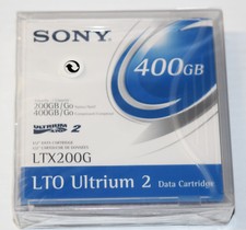Sony Ultrium 2 LTO 200gb/400gb Data Tape Cartridge - New Sealed LTX200G picture