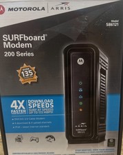 MOTOROLA ARRIS SURFboard Modem 200 Series Model SB6121. BRAND NEW, SEALED picture