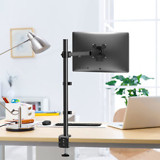 WALI Monitor Arm Mount for Desk, Single Extra Tall Computer Desk Mount, Monitor picture