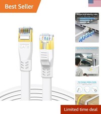 Tangle-Free Cat8 Ethernet Cable 3FT - Optimal Performance for Gaming & Streaming picture