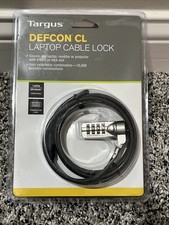 Targus Defcon CL Laptop Cable Lock Set The Combination Brand New Sealed picture