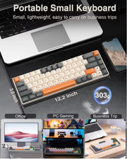 60% Wired Gaming Mechanical Keyboard RGB Backlit Ultra Compact Mini Layout (New) picture