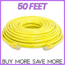 Yellow Cat6 Patch Cable Ethernet RJ-45 Cat6 Cord Internet LAN Network Wire LOT picture