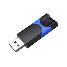 Kexin USB 3.0 1 Piece 128GB Retractable Style Flash Drive High Speed Blue picture
